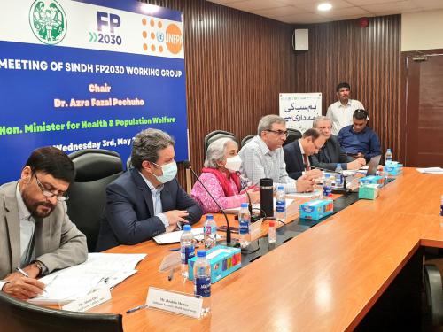 (03 May 23) CEO SHCC, Dr. Ahson Qavi Siddiqi attended Sindh 21st FP 2030 Meeting (b)