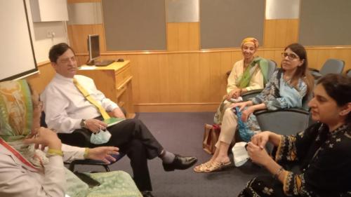 Monitoring and Evaluation team of SHCC visited Ziauddin Hospital (20th March 2023)