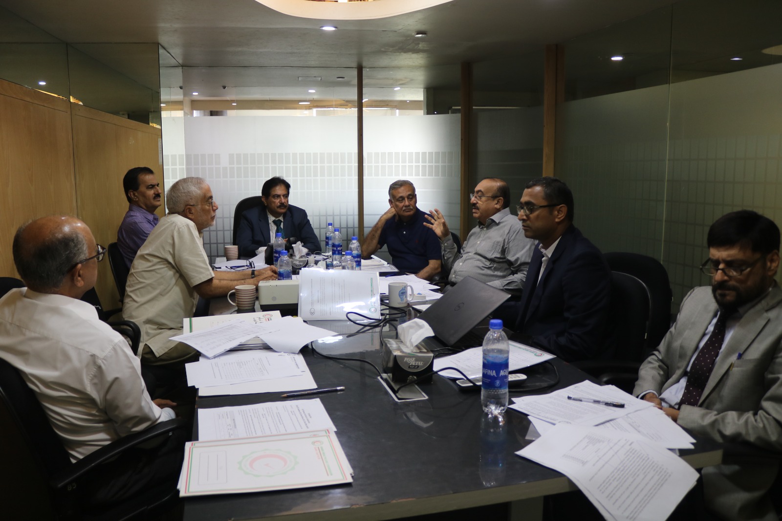 60th meeting of the Board of Commissioners, SHCC at Karachi Head Office