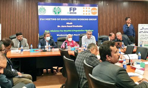 (03 May 23) CEO SHCC, Dr. Ahson Qavi Siddiqi attended Sindh 21st FP 2030 Meeting (a)