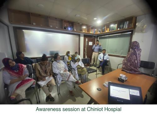 Awareness session at Chiniot Hospial (01)