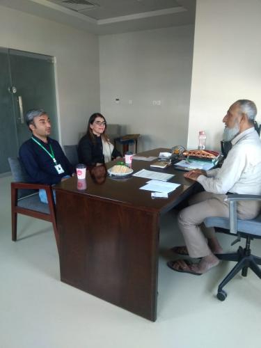 Monitoring and Evaluation team of SHCC visited Begum Akhtar Rukhsana Memorial Trust Hospital, Bahria Town (3rd Jan 2023)